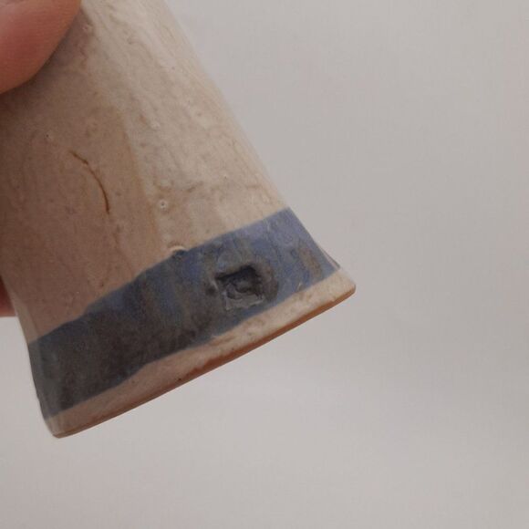 VTG Otagiri Japan Stoneware Figurine Peasant Girl with Book Blue - Picture 7 of 8